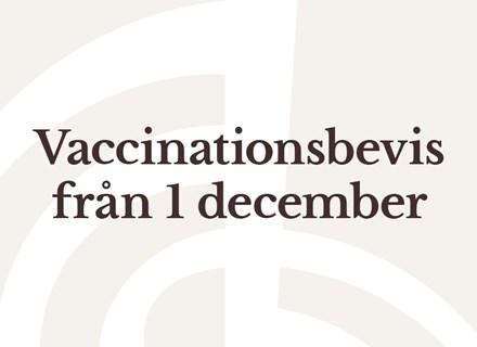 Vaccinationsbevis