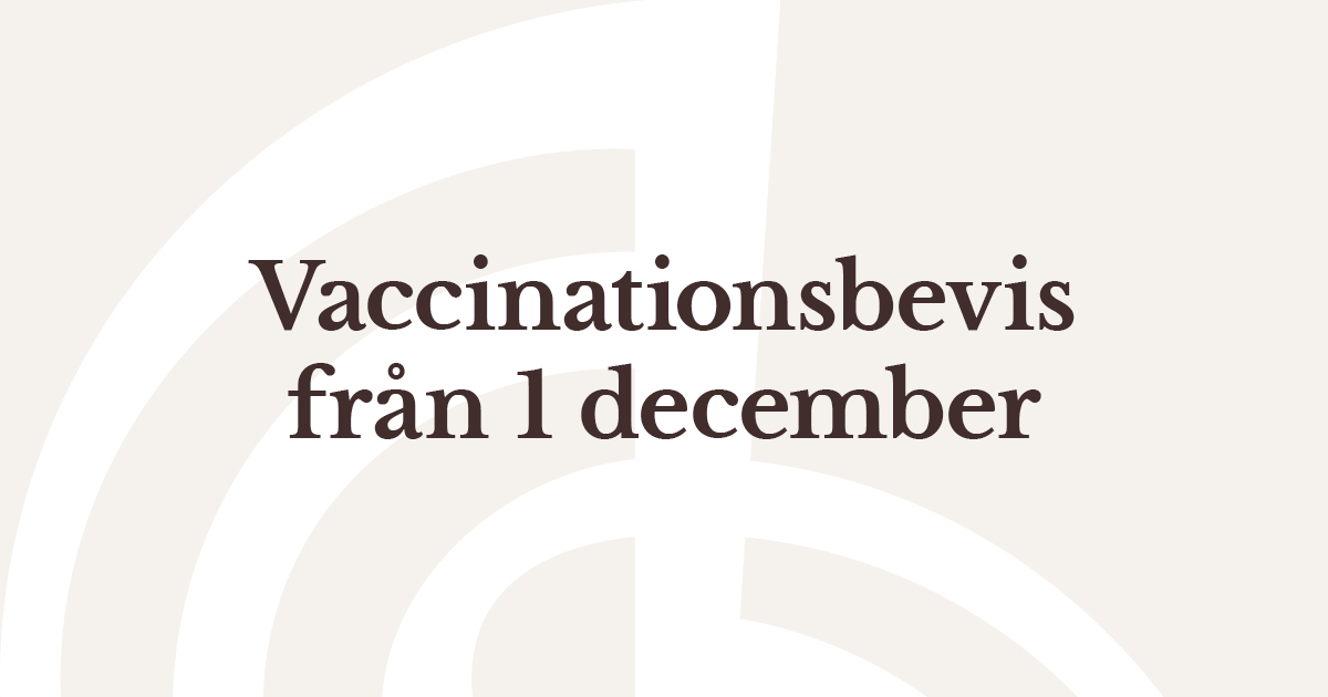 Vaccinationsbevis