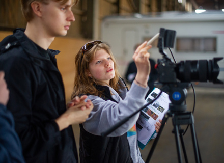 Inspelning av filmen Reflektioner