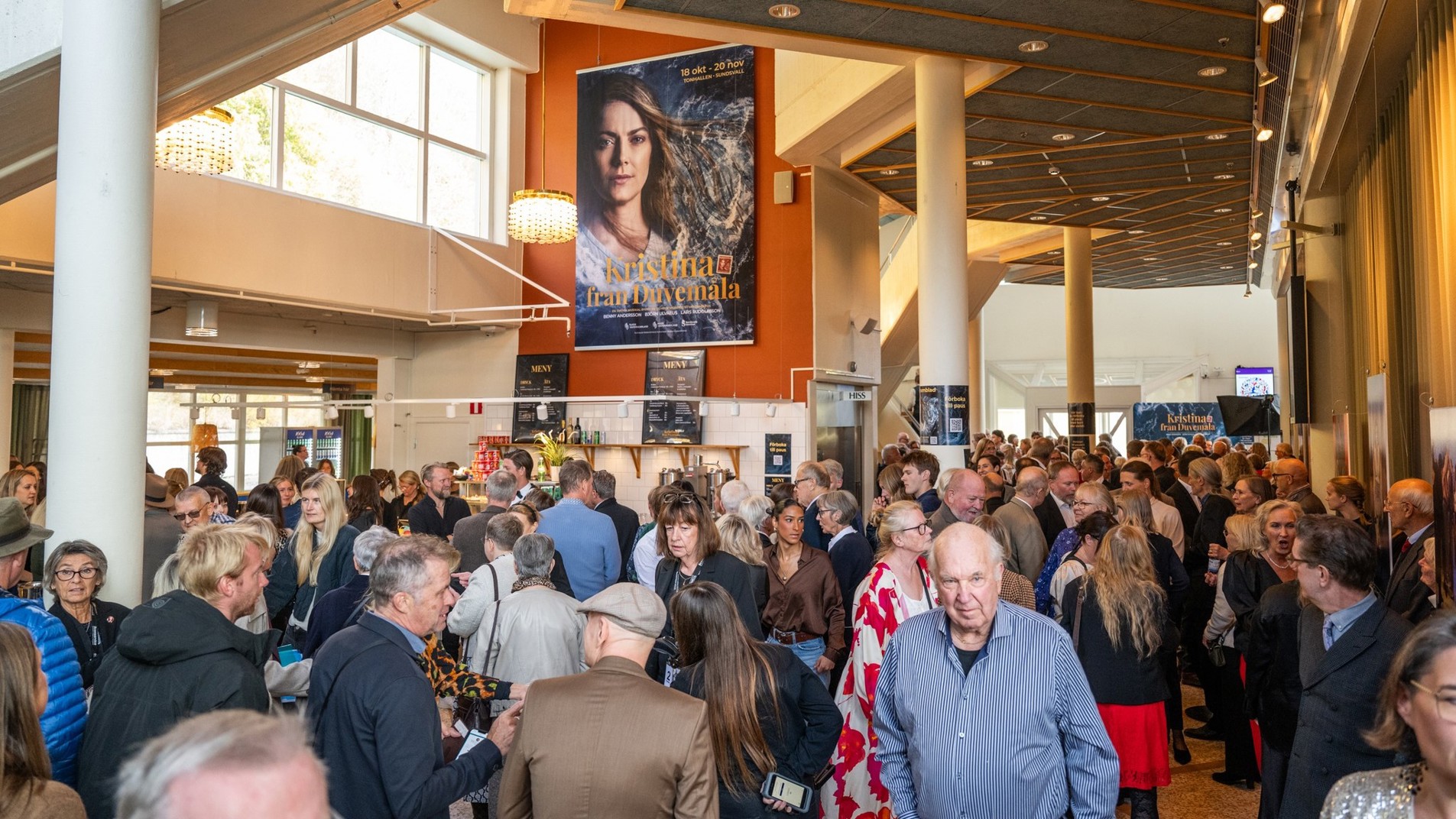 Publikmyller i Tonhallens foajé