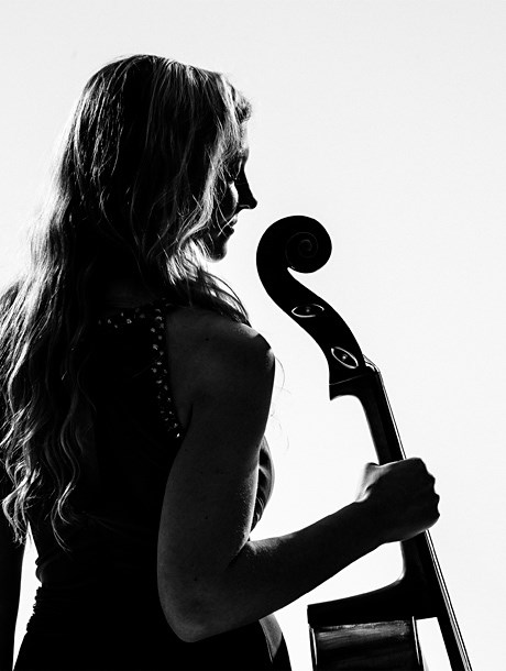 Female cello player